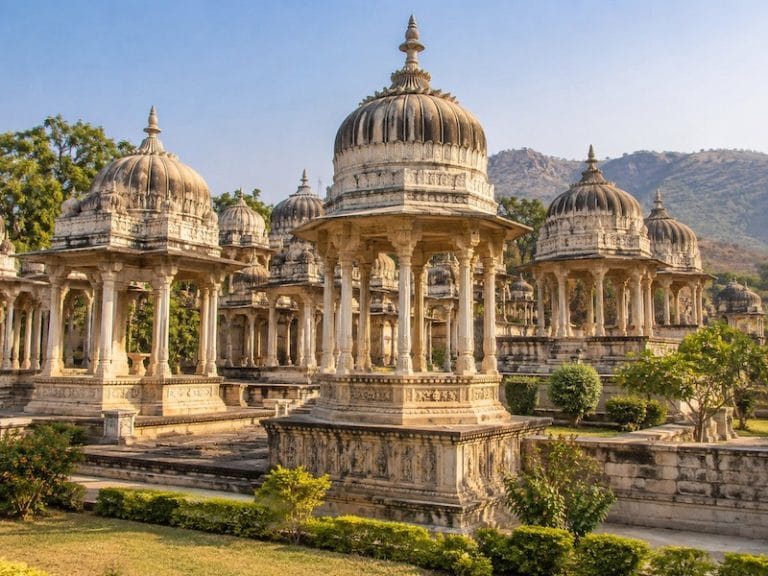 Ahar, Udaipur Monuments & Attractions Ahar Cenotaphs in Udaipur Rajasthan with historic royal chhatris places to visit in Ahar