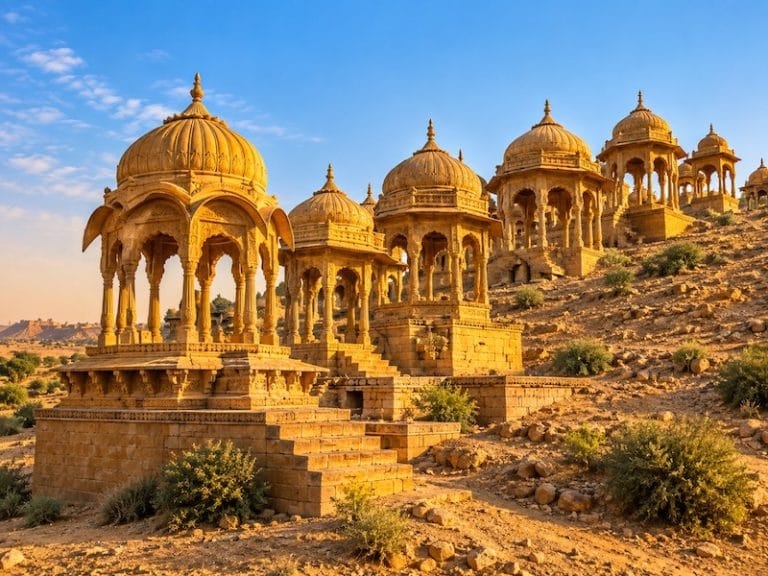 Jaisalmer Monuments & Attractions Bada Bagh near Jaisalmer with historic royal cenotaphs