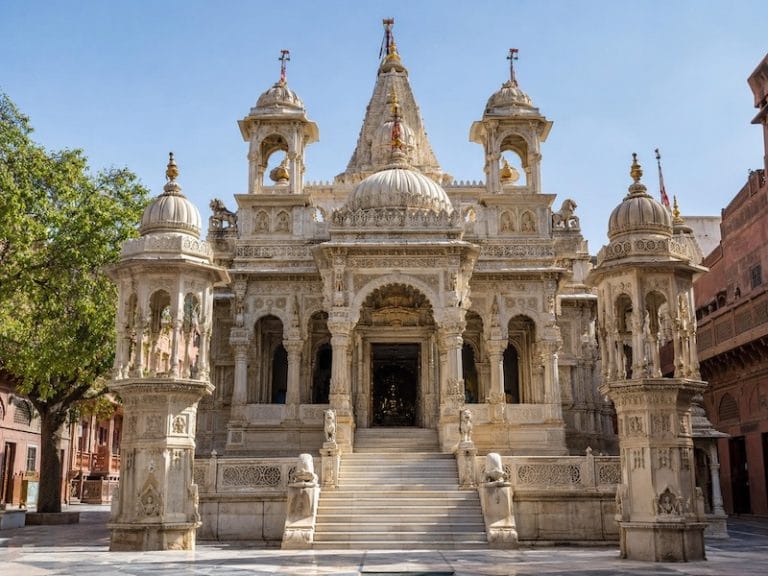 Bikaner Monuments & Attractions Bhandasar Jain Temple in Bikaner Rajasthan with detailed historic architecture