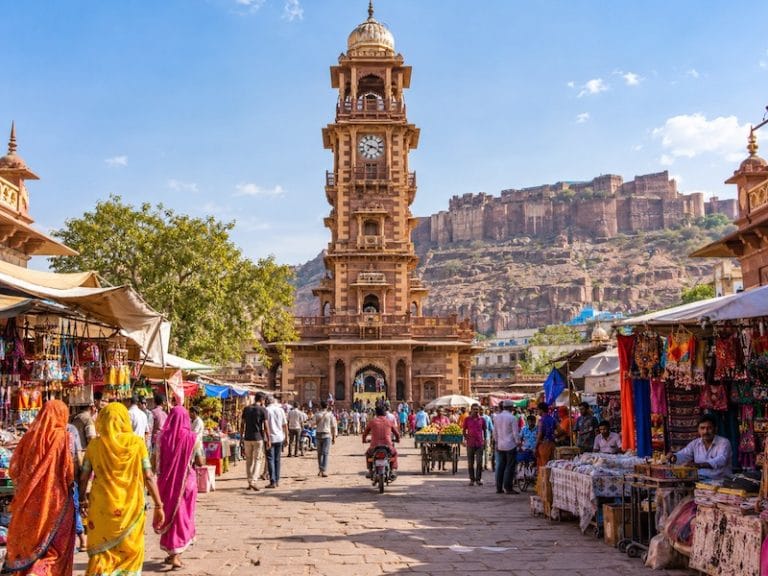 Jodhpur Monuments & Attractions Clock Tower and Sardar Market in Jodhpur Rajasthan