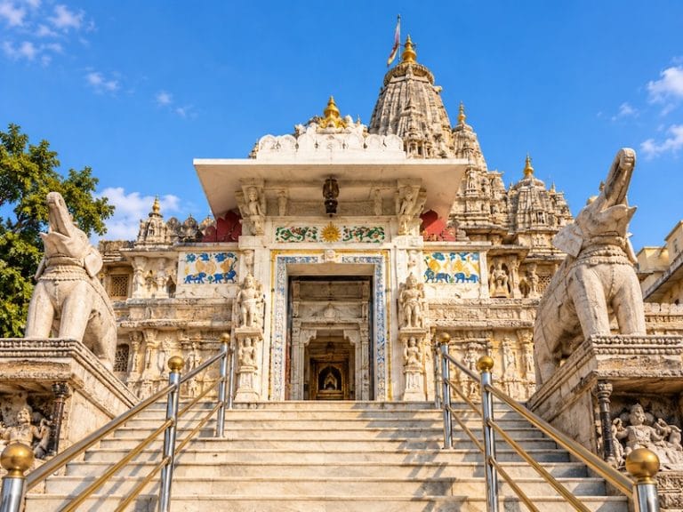 Udaipur Monuments & Attractions Jagdish Temple Udaipur with carved entrance and temple architecture
