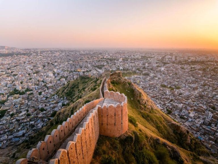 Jaipur Monuments & Attractions Nahargarh Fort overlooking Jaipur Rajasthan