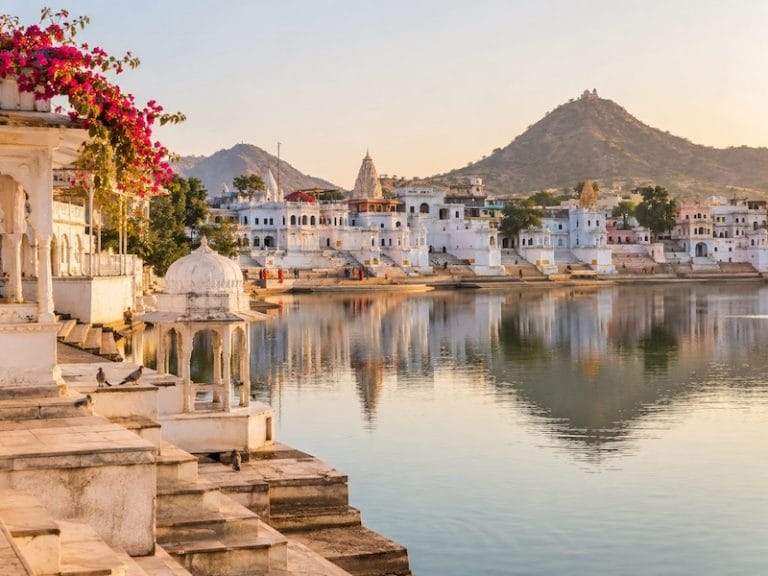 Pushkar Monuments & Attractions Pushkar Lake in Rajasthan surrounded by sacred ghats and temples places to visit in Pushkar