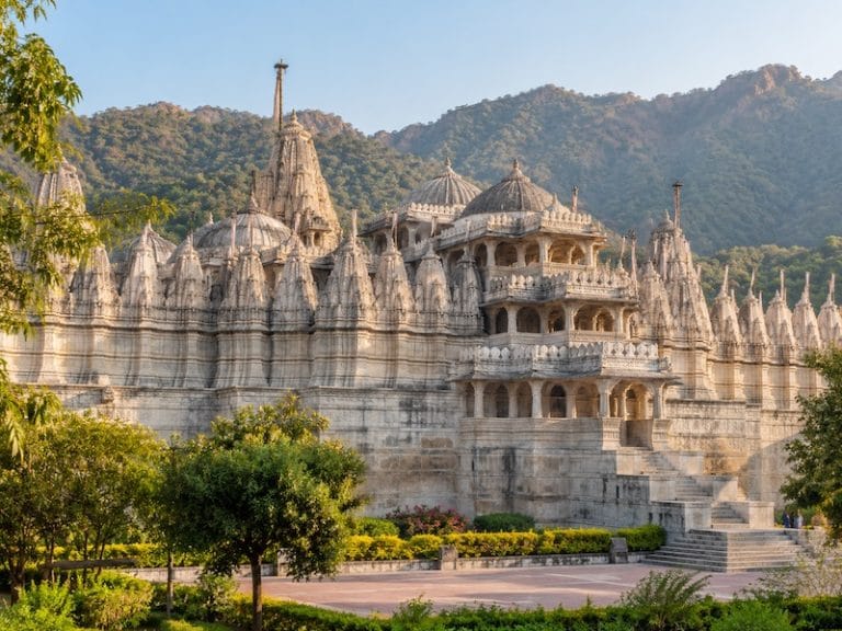 Ranakpur Monuments & Attractions Ranakpur Jain Temple in Rajasthan surrounded by the Aravalli Hills places to visit in Ranakpur