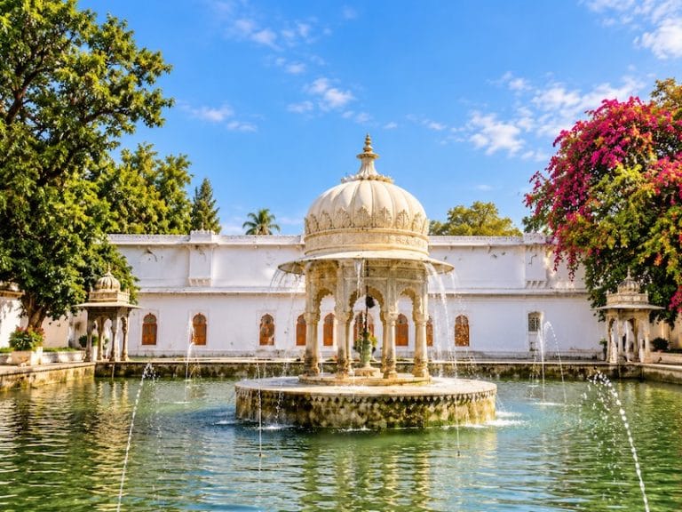 Udaipur Monuments & Attractions Saheliyon Ki Bari garden and marble fountain in Udaipur