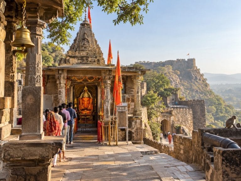 Trinetra Ganesh Temple inside Ranthambore Fort Rajasthan