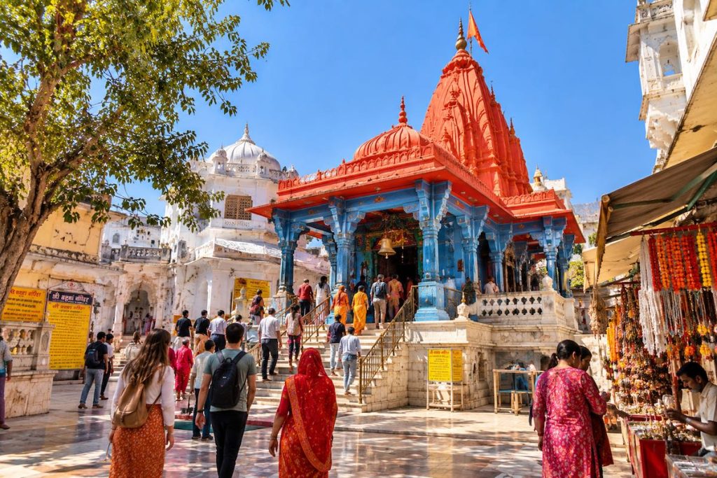 Brahma Temple in Pushkar during a private Jaipur and Pushkar Tour